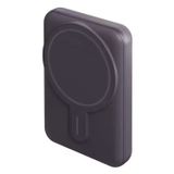 Energea MagPac Mini 10.000 mAh 20W Type-C 15W Kablosuz Şarj - Stant Özellikli Magsafe Powerbank - Derin Mor