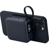 Energea Magpac Mini Plus 10.000 Mah 20W Type-C 2 Adet 20W Type-C Kablo Çıkışlı 15W Magsafe Powerbank - Siyah