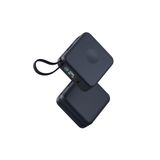 Energea MagPac Mini Plus Dijital 10.000 mAh Type-C Telefon Saat Kablosuz Şarj Destekli Powerbank - Lacivert