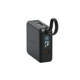 Energea MagPac Mini Plus Dijital Göstergeli 10.000 mAh - 20W Type-C ve 15W Kablosuz PD Hızlı Şarj Powerbank - Siyah