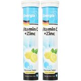 Energia Çinko & Vitamin C (400 Mg) Efervesan Tablet Takviye Edici Gıda 2li paket