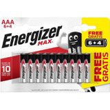 Energizer Alkalin Max AAA İnce Kalem Pil 10'lu