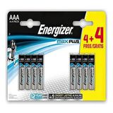 Energizer Alkalin Max Plus Aaa Ince Kalem Pil 4+4'lü Paket Erpilsan Elektronik - 8'li