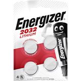 Energizer CR2032 3V Lityum Düğme Pil 4'lü