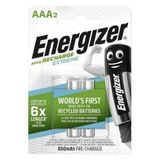 Energizer Extreme 800mAh AAA Şarjlı Pil 2 li