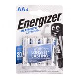 Energizer Ultimate Lithium L91/Aa Size Kalem Pil - 4lü Blister