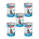 Energy Cat Food Ton Balıklı Yetişkin Islak 5x400 gr Kedi Maması