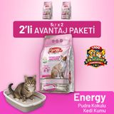 Energy Kedi Kumu Pudra Kokulu 5 lt - 2 Adet