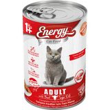 Energy Pet Food Energy Sığır Etli 80x415 gr Yetişkin Islak Kedi Konserve Maması