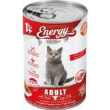 Energy Sığırlı 72x400 gr Yetişkin Konserve Kedi Maması