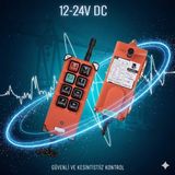 Energy Vinç Uzaktan Kumanda Sistemleri 6 buton Tek Hız 12-24V DC