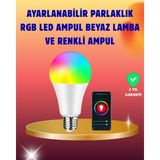 Enerji Verimli Akıllı LED Ampul, Uzaktan Kontrol Özellikli