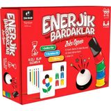 Enerjik Bardaklar Zeka Oyunu ( Oyuncak Aile Kutu Oyunu Süper , Akıllı , Renkli , Hızlı Zıpır )