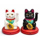 Enerjili Sallanan Şans Kedisi - Maneki Neko Alk4521