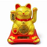 Enerjili Sallanan Şans Kedisi - Maneki Neko Alk4524