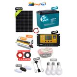 EnerjiStar Güneş enerji sistemi karavan hobi bahçesi konteyner evler için 80ah jel akü 500w güç