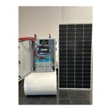 EnerjiStar Taşınabilir 1.2kw güneş enerji kutusu 100 amper jel akü 205w güneş paneli
