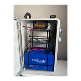 EnerjiStar Taşınabilir Solar Paket 100ah Jel akü 1200w İnvertör 215w Güneş Paneli 30a Şarj Kontrol