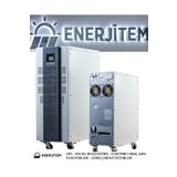 Enerjitem 10 Kva, 10000 Va Online Ups 1f/1f 16*9 Ah Akü 5/15 Dakika Besleme,kesintisiz Güç Kaynağı, 10 Kva Ups
