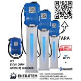 Enerjitem Işıklı Stant Wifi Bluetooth 11 KW Elektrikli Araç Şarj İstasyonu