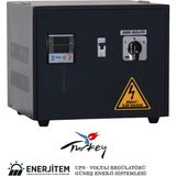 ENERJİTEM Regülatör 3.5 Kva Monofaze Servo Kontrollü Voltaj Regülatörü, 3.5 Kva Regülatör