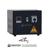 ENERJİTEM Regülatör 5 Kva Monofaze Servo Kontrollü Voltaj Regülatörü, 5 Kva Regülatör