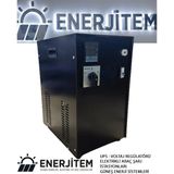 Enerjitem Sta2 Voltaj Regülatörü Statik 7.5 Kva Monofaze Özel Üretim Çok Sessiz ,7.5 Kva - Duman-Siyah