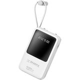 eNerRX Enerx ENR-P10DC 10.000 mAh 2A Dahili Kablolu Powerbank Beyaz