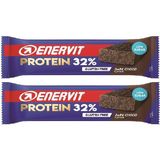 Enervit Dark Chocolate Low Sugar Bitter Çikolatalı Proteın Bar 60 gr x 2 Adet - 55 gr