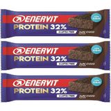 Enervit Dark Chocolate Low Sugar Bitter Çikolatalı Proteın Bar 60 gr x 3 Adet - 55 gr