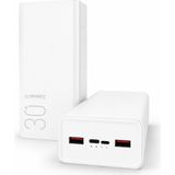 Enerx ENR-P30C 30.000 Mah 2.1A LED Göstergeli Powerbank - Beyaz