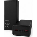 Enerx ENR-P35C 30.000 Mah 2.1A LED Göstergeli Powerbank - Siyah