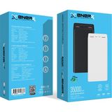 Enerx ENR-P35C 35.000 Mah 2.1A LED Göstergeli Powerbank - Siyah
