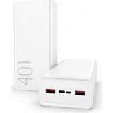 Enerx ENR-P40C 40.000 Mah 2.1A LED Göstergeli Powerbank - Beyaz