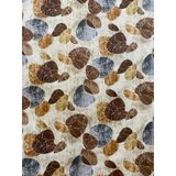Enesar Home Çakil Desen Döşemelik Kumaş Kahverengi 100 x 140 cm