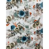 Enesar Home Çiçek Desenli Döşemelik Kumaş 07 Çiçekli Kumaş 100 x 140 cm