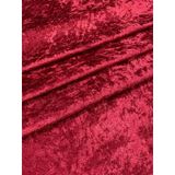 Enesar Home Parlak Kadife Bordo Kumaş Döşemelik Kumaş (Likrasiz & Astarli) 100 x 140 cm