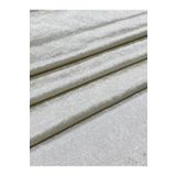 Enesar Home Parlak Kadife Krem Kumaş Döşemelik Kumaş (likrasız & Astarlı)