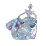 Enesco FACETS Disney Külkedisi Dönen Balo Elbisesi Heykelcik, 5,56 cm, Şeffaf