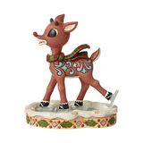 Enesco Rudolph Traditions by Jim Shore Rudolph Buz Pateni Heykelcik