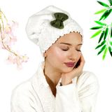 Enex Life Saç Kurulama Havlusu Banyo Duş Bonesi - 1 Adet Banyo Havlusu, 1 Adet El Havlusu, 1 Adet Yüz Havlusu - Koyu Yeşil