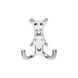 Enez Askı, Metal Vestiyer Askısı, 65 Gr, Dolap ve Duvar Askılığı, Krom (Vidalı)