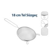 Enfa Enf-1295 18 Cm Tel Süzgeç - Metal Saplı, Kulaklı
