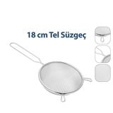 Enfa ENF-1295 Tel Süzgeç Metal Saplı Kulaklı 18cm