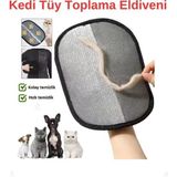 Enfa Kedi Tüy Toplama Eldiveni Tüy Toplama Köpektüy Toplama Eldiveni - Açık Gri