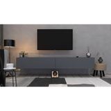 Enfa Store Aspas Tv Ünitesi Mdf ,tv Sehpası - Gri
