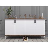 Enfa Store Celta Konsol,tv Ünitesi,dekoratif DOLAP,VITRIN,%100 Mdf,kolay Kurulum - 160 - Beyaz