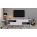 Enfa Store Modern 3 Tv ÜNITESI,Mdf,tv Sehpa - Beyaz - BEYAZ 1
