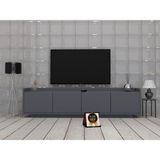 Enfa Store Molto 2 Tv ÜNITESI, Mdf,kolay Kurulum,tv Sehpa - Antrasit - 180 cm