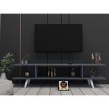Enfa Store Rayo Tv Ünitesi,mdf,tv Sehpa,tv Dolap,kolay Kurulum - Antrasit - Gri - 160 cm